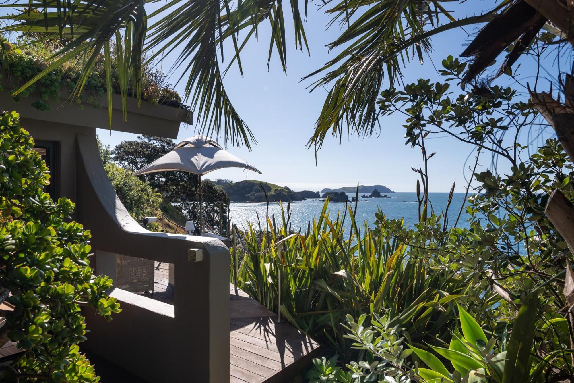 Ferienwohnung Crab Cove Mahinepua Exterior foto